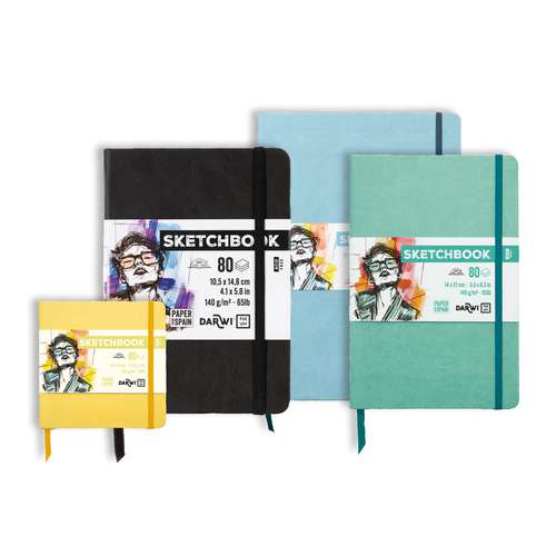 DARWI® FOR YOU Skizzenbuch, 80 Blatt, 140 g/qm 