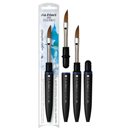 da Vinci GO COLINEO Reise-Aquarellpinsel, Schwertpinsel, Serie 8527 