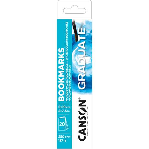 CANSON® Graduate Aquarell Lesezeichen-Block 